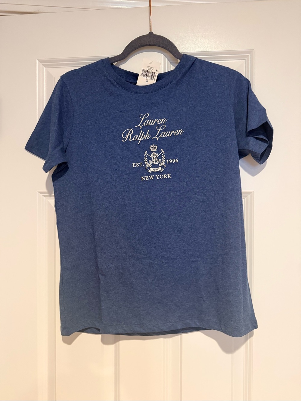 Ralph Lauren Blue Logo Short Sleeve Tee